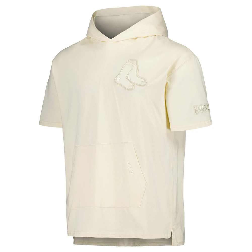 T-shirt à capuche neutre Pro Standard pour hommes, crème, Boston Red Sox