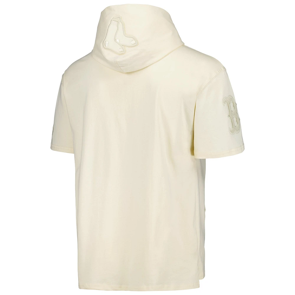 T-shirt à capuche neutre Pro Standard pour hommes, crème, Boston Red Sox