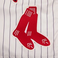 Men's Pro Standard Cream Boston Red Sox Pinstripe Retro Classic Woven Shorts