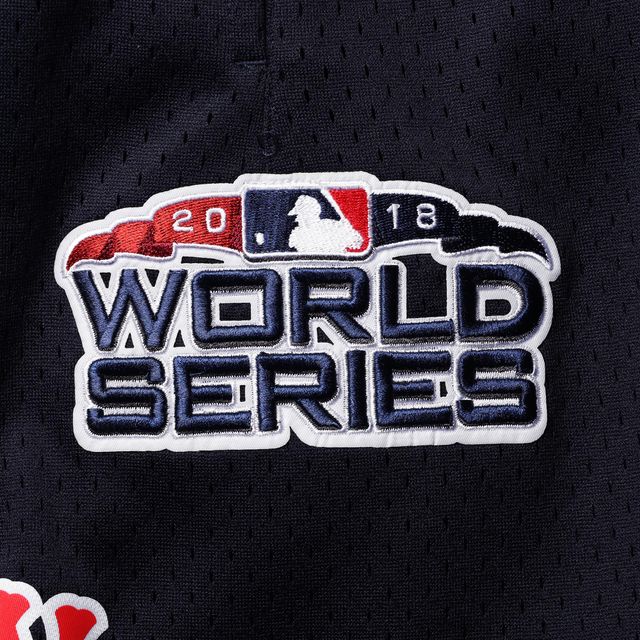 Short en filet Pro Standard pour homme, Boston Red Sox, série mondiale 2018, bleu marine