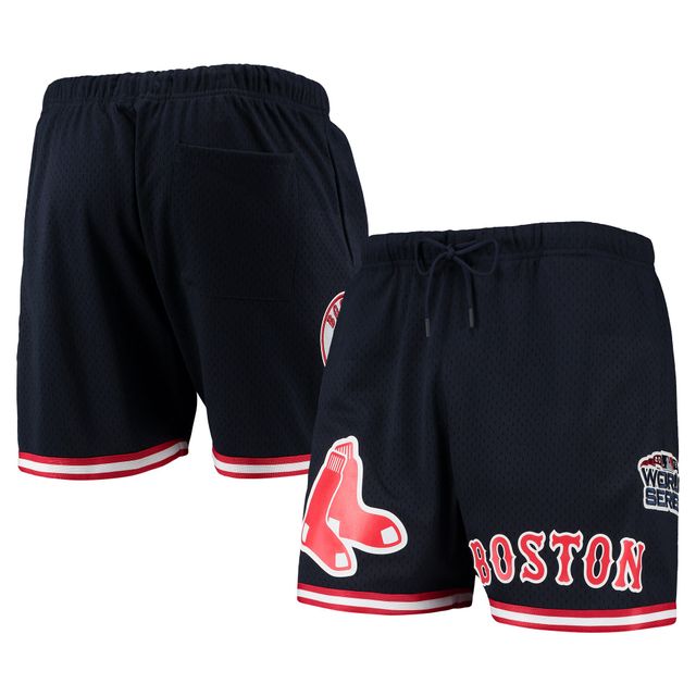 Short en filet Pro Standard pour homme, Boston Red Sox, série mondiale 2018, bleu marine