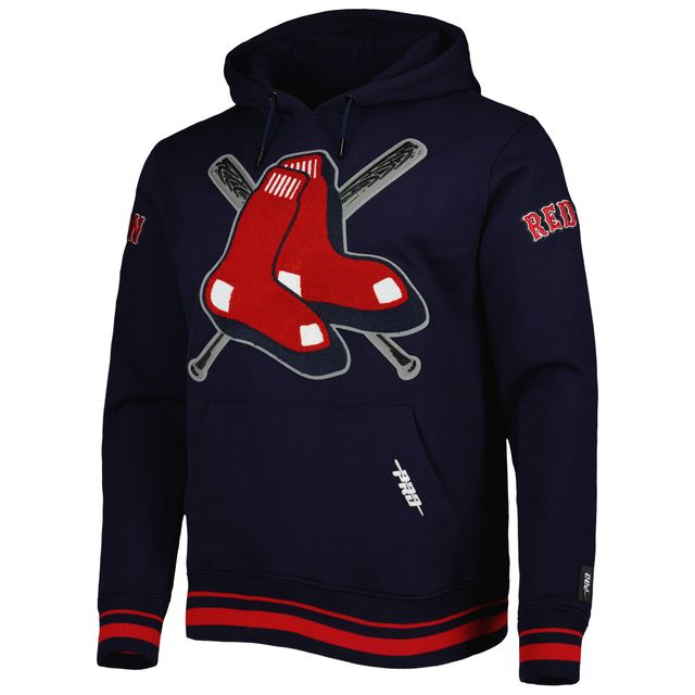 Sweat à capuche Pro Standard Boston Red Sox Mash Up Logo pour homme, bleu marine
