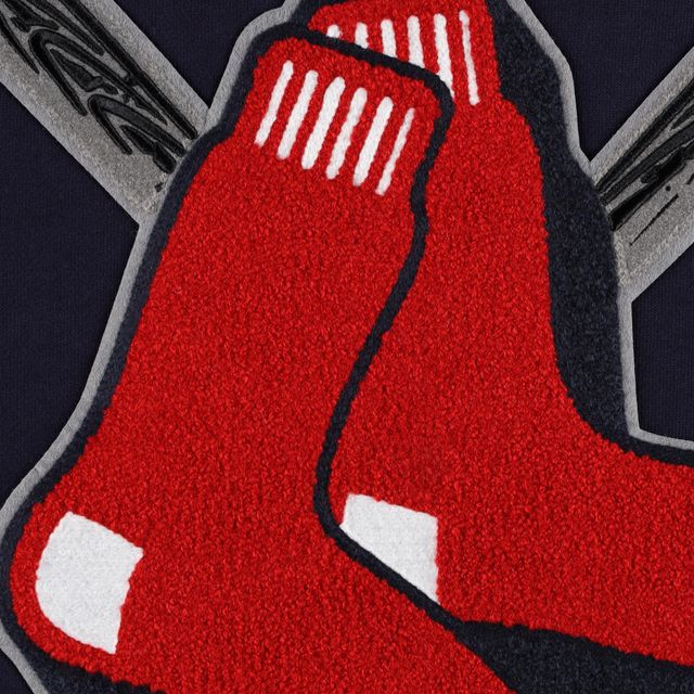 Sweat à capuche Pro Standard Boston Red Sox Mash Up Logo pour homme, bleu marine