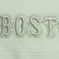 Men's Pro Standard Olive Boston Red Sox Neutral Drop Shoulder T-Shirt