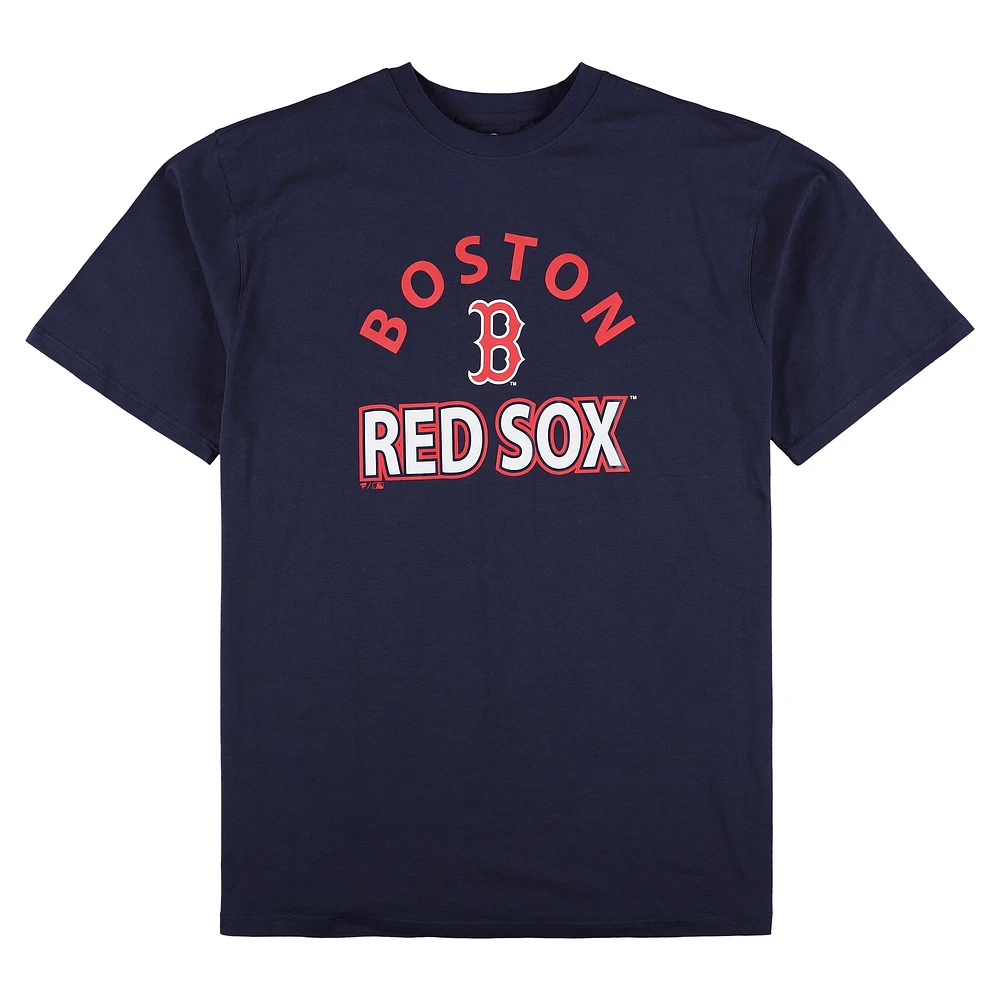 Men's Profile Boston Red Sox Big & Tall T-Shirt Shorts Combo Set
