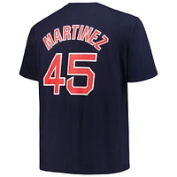 Men's Profile Pedro Martinez Navy Boston Red Sox Big & Tall Cooperstown Collection Player Name Number T-Shirt