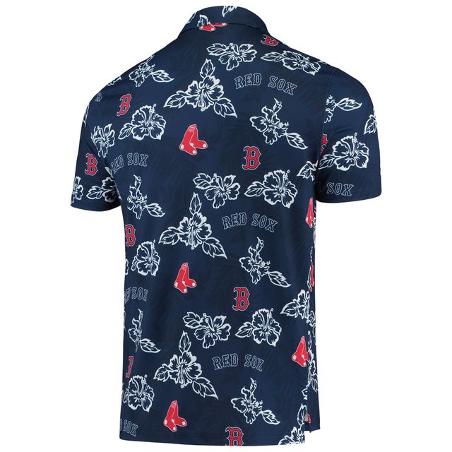Polo Performance Reyn Spooner pour homme, bleu marine, Boston Red Sox