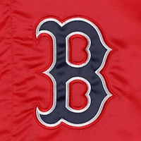 Men's Starter Red Boston Sox Midfield Satin Full-Snap Varsity Jacket