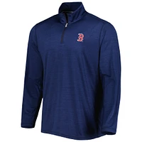Men's Tommy Bahama Navy Boston Red Sox Delray IslandZone Half-Zip Top