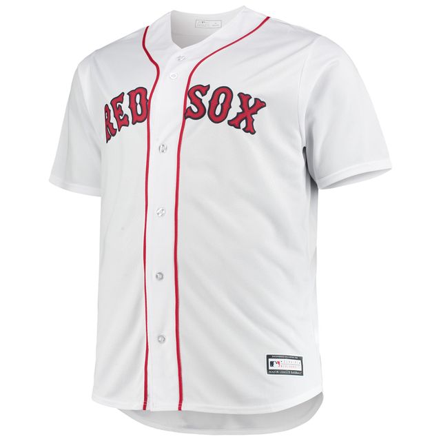 Maillot Boston Red Sox Big & Tall Home Replica Homme Blanc