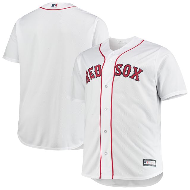 Maillot Boston Red Sox Big & Tall Home Replica Homme Blanc