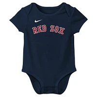 Newborn & Infant Nike David Ortiz Navy Boston Red Sox Fuse Name Number Bodysuit