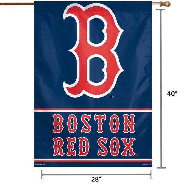 WinCraft Boston Red Sox 28 "x 40" B Logo bannière verticale simple face