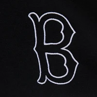 Women's Mitchell & Ness Black Boston Red Sox Quarter-Zip Pullover Top
