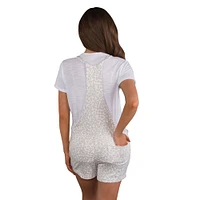Women's Concepts Sport Cream Boston Red Sox Montana Hacci Knit Romper Overalls