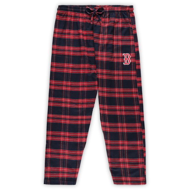Ensemble de nuit avec écusson Concepts Sport pour femmes, bleu marine/rouge Boston Red Sox, taille plus