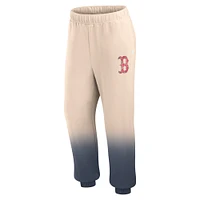 Women's Fanatics Tan/Navy Boston Red Sox Luxe Ombre Lounge Pants
