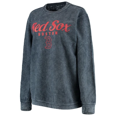 Chandail à enfiler confortable en cordon Boston Red Sox G-III 4Her by Carl Banks pour femme, bleu marine