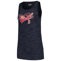 Women's New Era Navy Boston Red Sox Space-Dye Active Tank Top