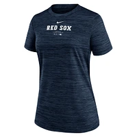 Women's Nike Navy Boston Red Sox Authentic Collection Velocity Performance T-Shirt