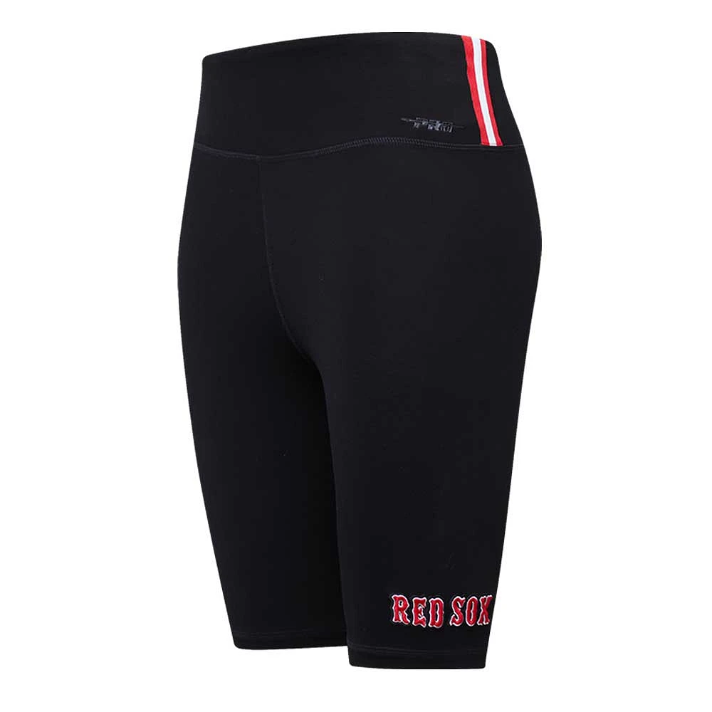 Women's Pro Standard Black Boston Red Sox City Scape Bike Shorts