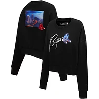 Women's Pro Standard Black Boston Red Sox City Scape Pullover Sweatshirt
