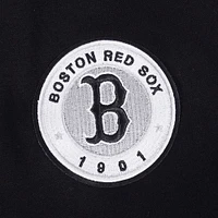Women's Pro Standard Black Boston Red Sox Pearl Cropped Pullover Sweatshirt