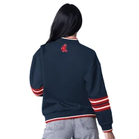Sweat-shirt oversize rouge Starter Boston Red Sox Wild Card pour femme