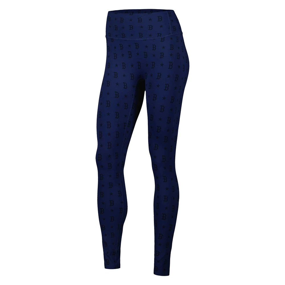 V140284 REDSOX NAVY WOMEN'S TONAL LEGGING PNTLADLEG