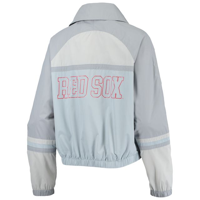 V118087 VESTE DE SURVÊTEMENT FEMME COLORBLOCK BLEU REDSOX JACLAD