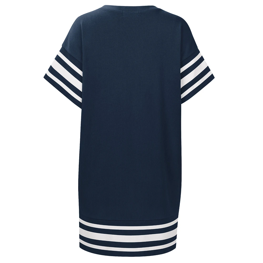 Women's Touch  Navy Boston Red Sox Cascade T-Shirt Dress