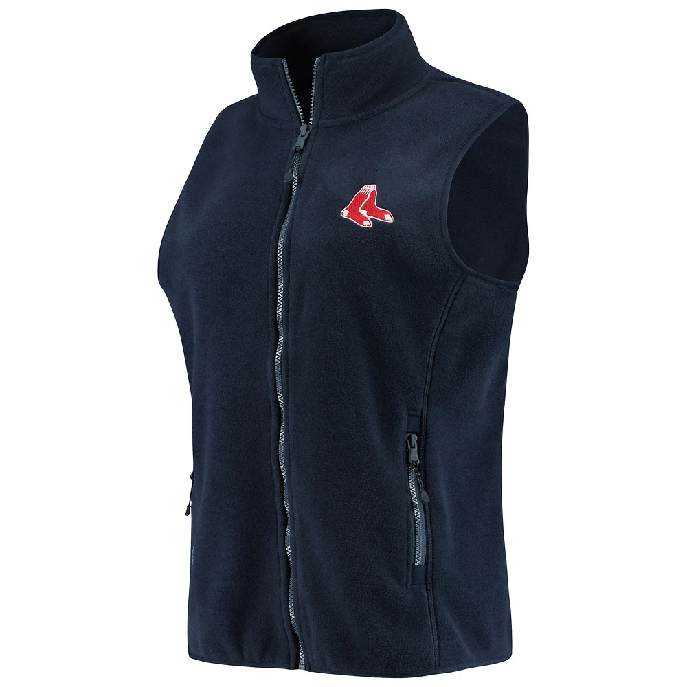 Women's Vineyard Vines Navy Boston Red Sox Harbor Full-Zip Vest