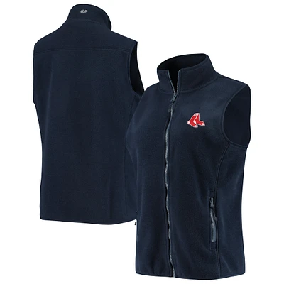 Women's Vineyard Vines Navy Boston Red Sox Harbor Full-Zip Vest