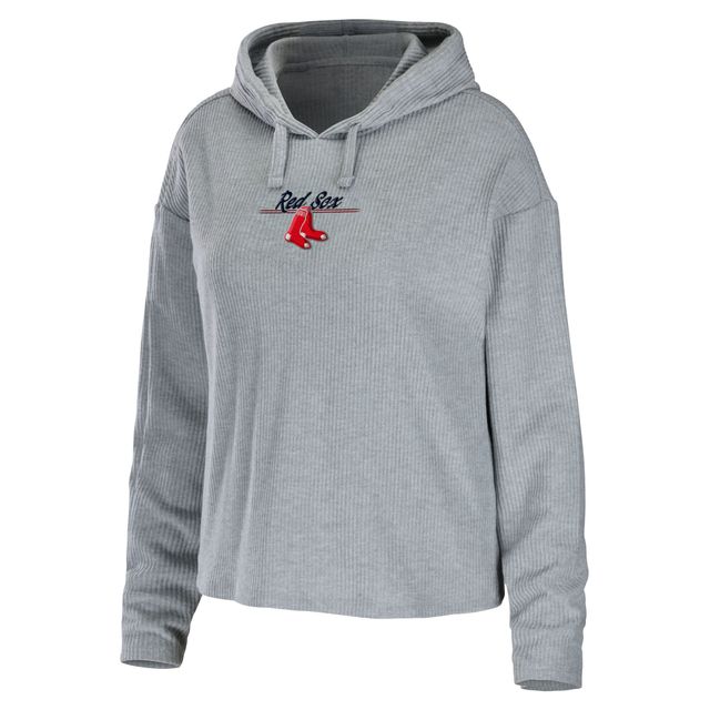 Ensemble de nuit WEAR by Erin Andrews gris chiné avec logo Boston Red Sox pour femme