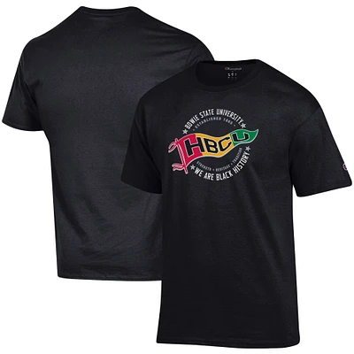 T-shirt Champion Black Bowie State Bulldogs Pennant pour homme