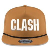 Casquette de golf à visière snapback Stadium Clash de New Era pour homme, kaki, gris Bowman