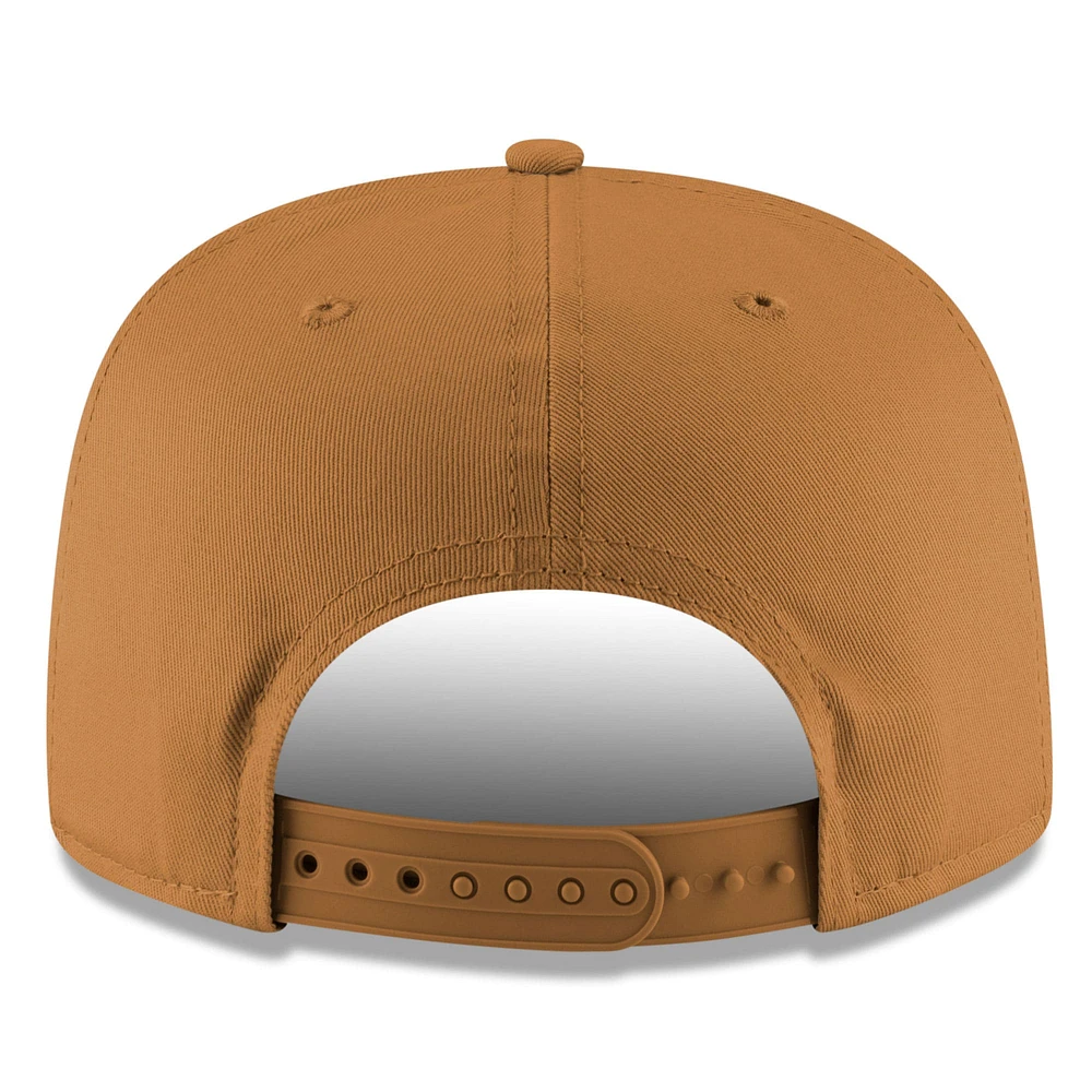 Casquette de golf à visière snapback Stadium Clash de New Era pour homme, kaki, gris Bowman