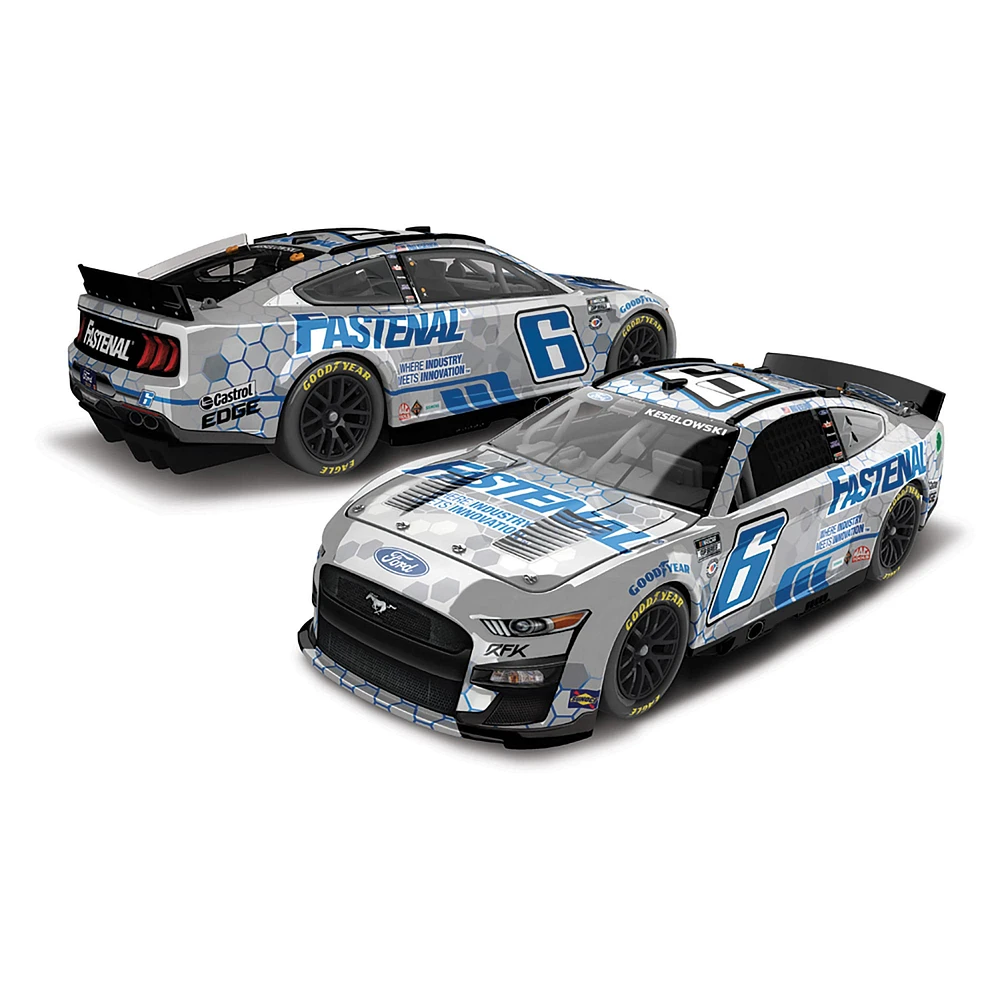 Action Racing Brad Keselowski 2023 #6 Fastenal 1:24 Foil Numbers Elite Die-Cast Ford Mustang