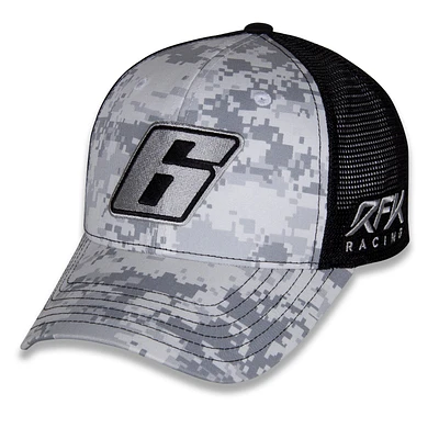 Casquette ajustable numérique pour hommes, drapeau à damier, camouflage de sport, Brad Keselowski