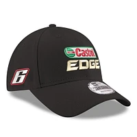 Men's New Era  Black Brad Keselowski Castrol Edge 9FORTY Sponsor Adjustable Hat