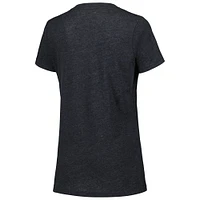 Women's G-III 4Her by Carl Banks Black Brad Keselowski Snap V-Neck T-Shirt