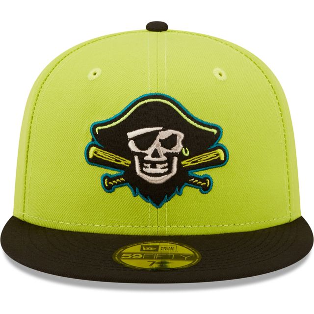 Casquette ajustée 59FIFTY Bradenton Barbanegras Copa De La Diversion New Era pour homme, verte/noire