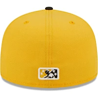Casquette ajustée 59FIFTY Bradenton Marauders Authentic Collection pour homme New Era jaune