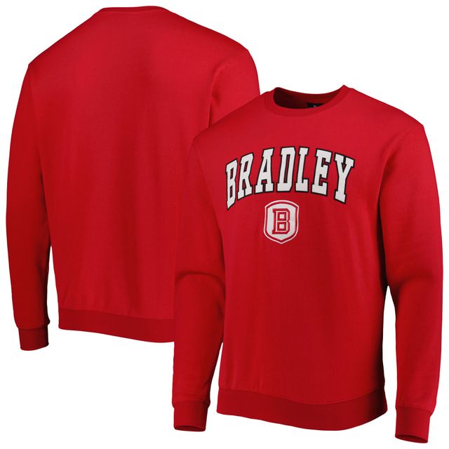 Colosseum Bradley Braves Arch Over Logo Sweat-shirt rouge pour homme