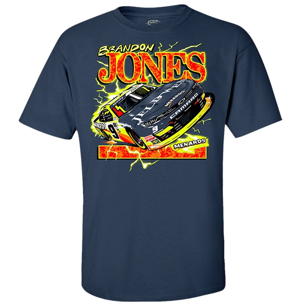 Men's JR Motorsports Official Team Apparel Navy Brandon Jones Car T-Shirt