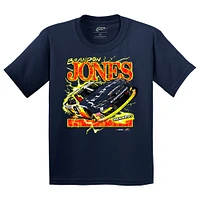 Youth JR Motorsports Official Team Apparel Navy Brandon Jones Car T-Shirt