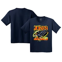 Youth JR Motorsports Official Team Apparel Navy Brandon Jones Car T-Shirt