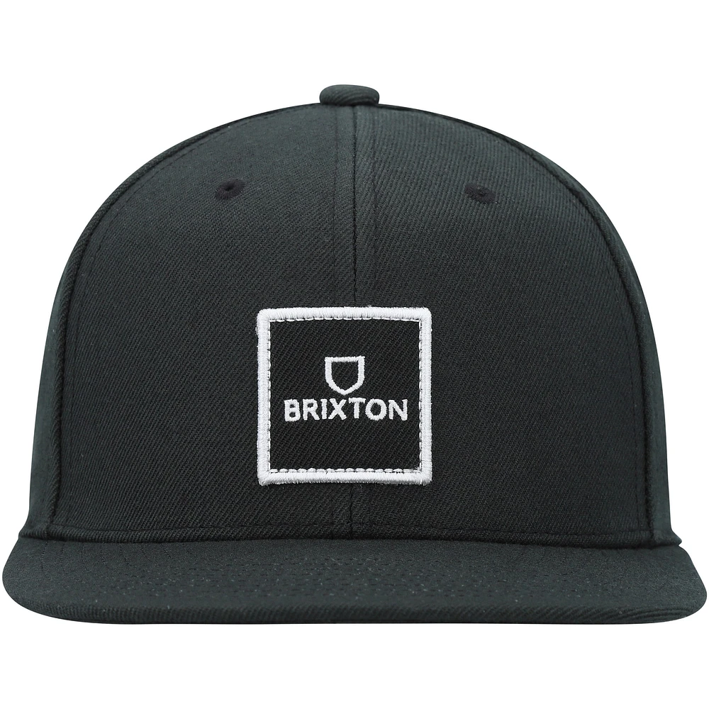Casquette Snapback Alpha Square Netplus homme de coloris noir