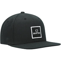 Casquette Snapback Alpha Square Netplus homme de coloris noir