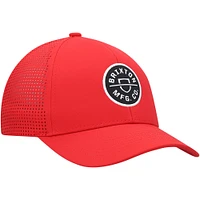 Men's Brixton Red Crest X Trucker Snapback Hat
